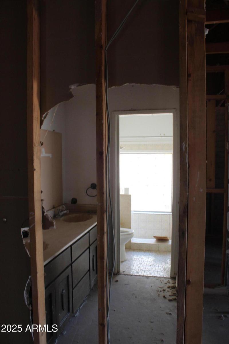 bathroom inside structure