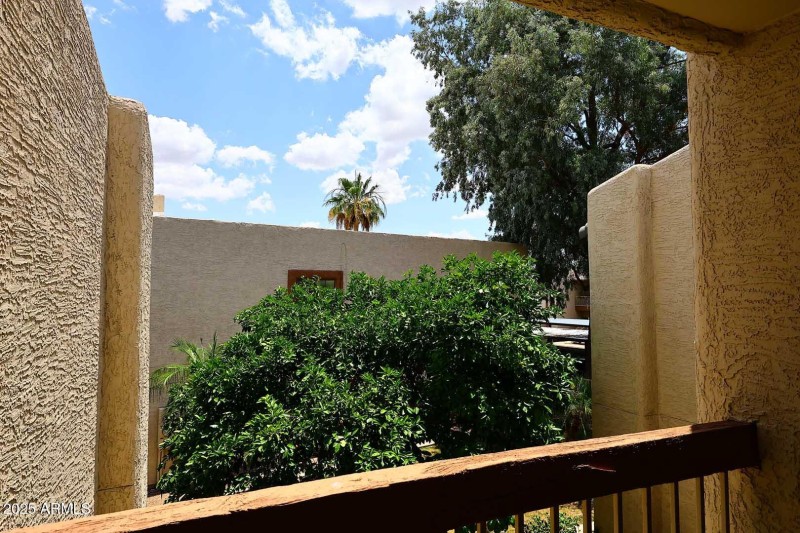 Primary Bedroom-Covered Blacony View
