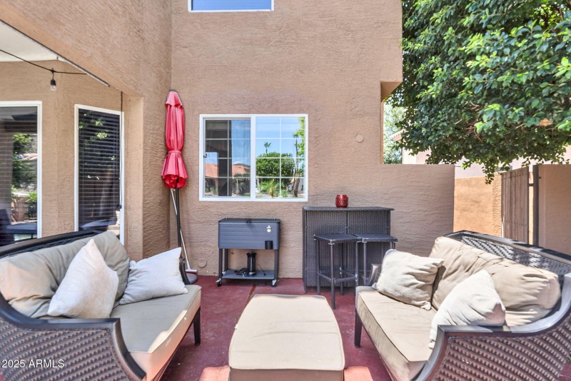 Dining Area on Covered Patio