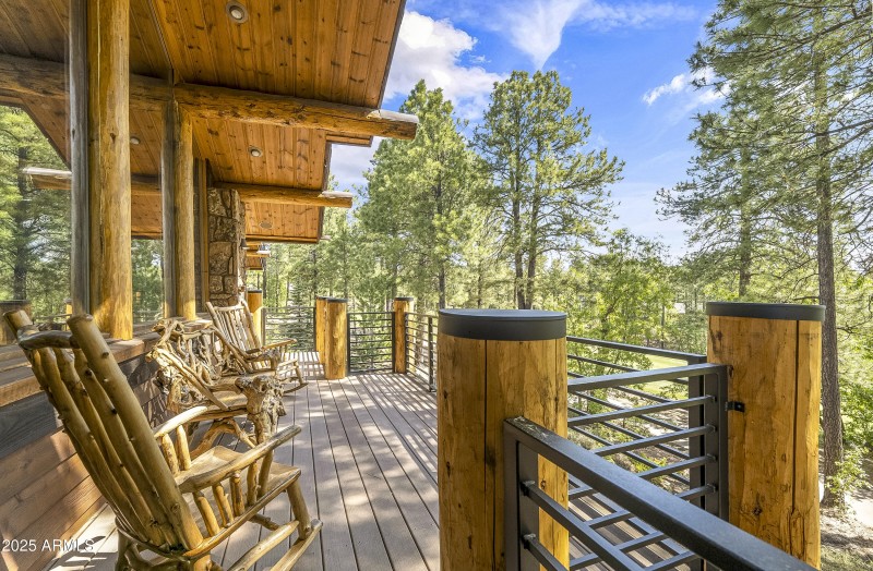 Custom furniture matching the house