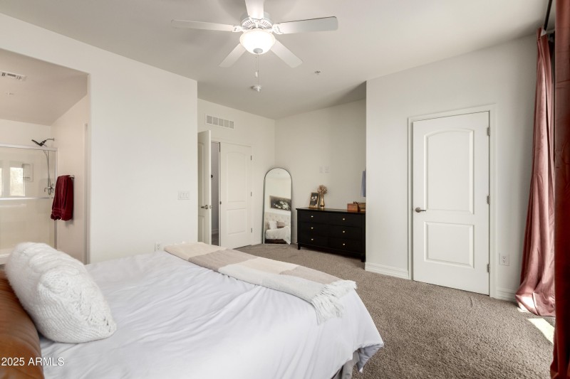 Primary Bedroom with Walk In Closet