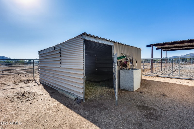 Fully Enclosed Hay Area