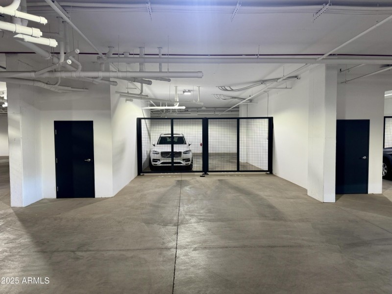 Private underground parking & storage