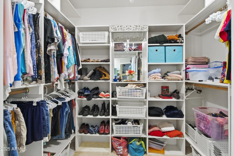 Primary suite 1 walk-in closet