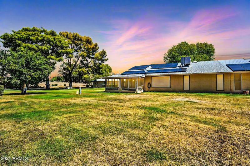 Exterior back - twilight