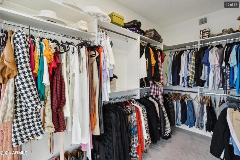 Master bedroom closet