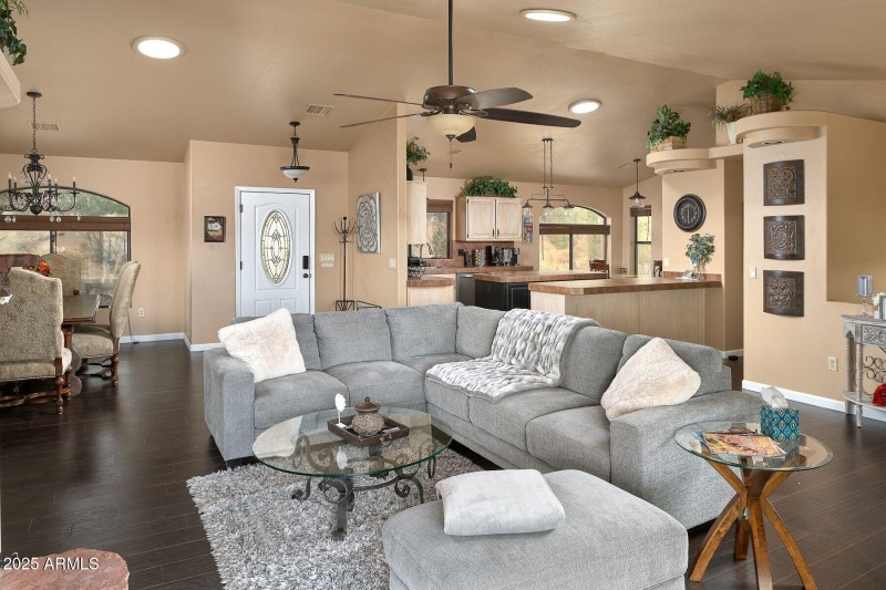 Living Rm and Kitchen View