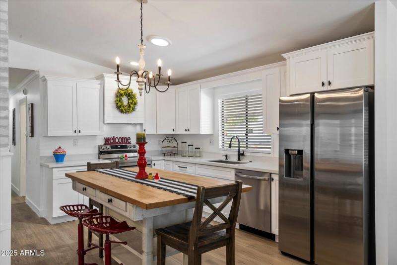 New stainless appliances