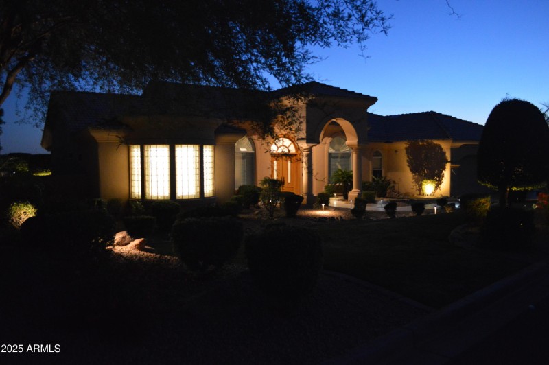 Front elevation night DSC_0203