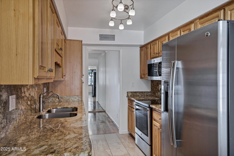 Kitchen with Granite Countertops
