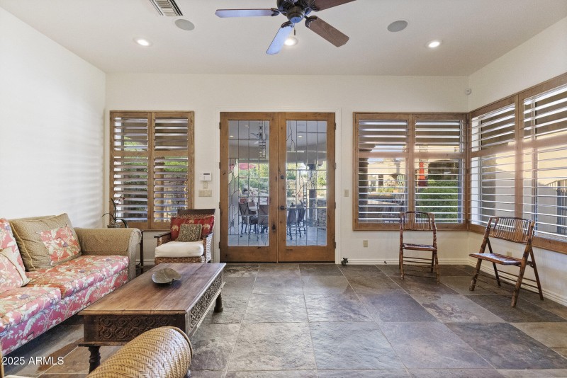 Guest House Living and Kitchen