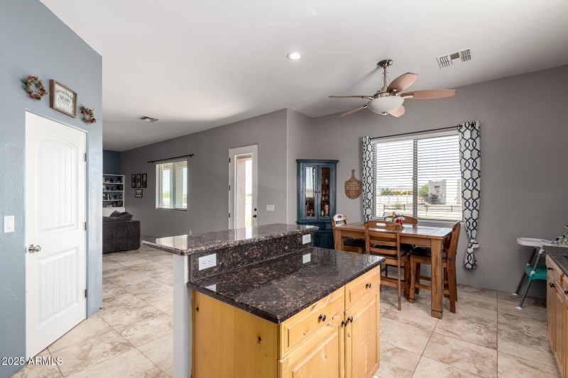 Kitchen toward back door