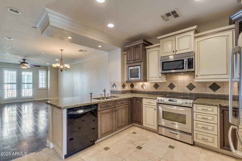 Second Floor Kitchen Area Unfurnished