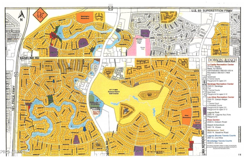 Dobson Ranch Map