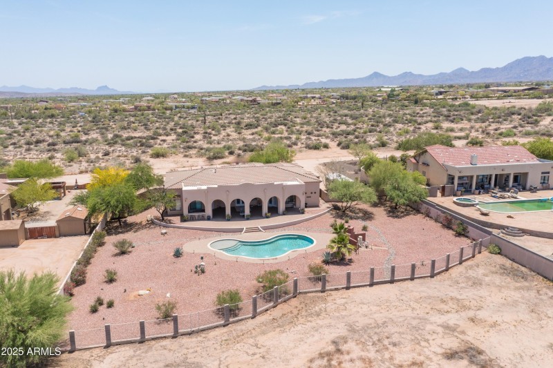 Aerial of the Backyard