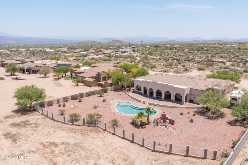 Aerial of the Backyard