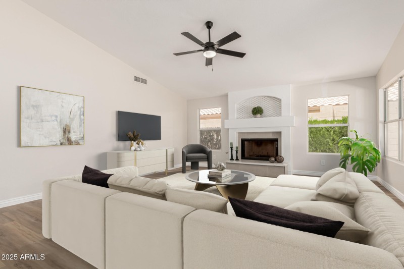 Family Room - Virtually Staged