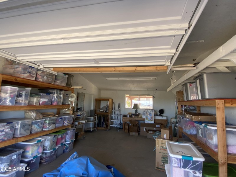 Storage galore in the third garage area