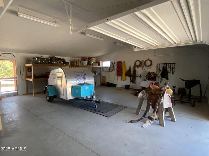 Spacious two car garage