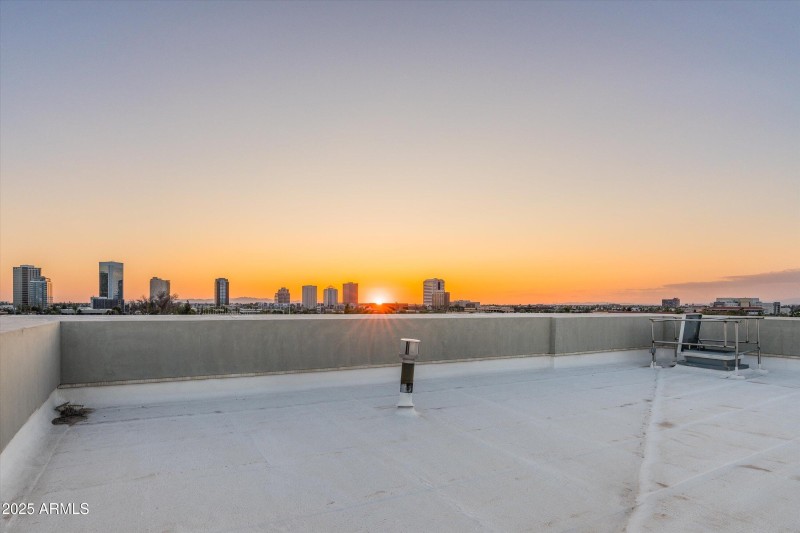 Sunset from Rooftop Deck