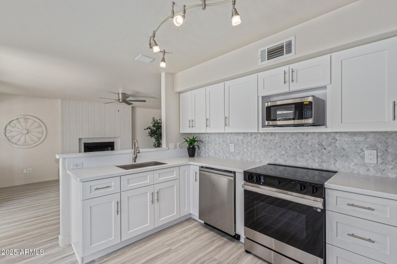 stainless steel appliances