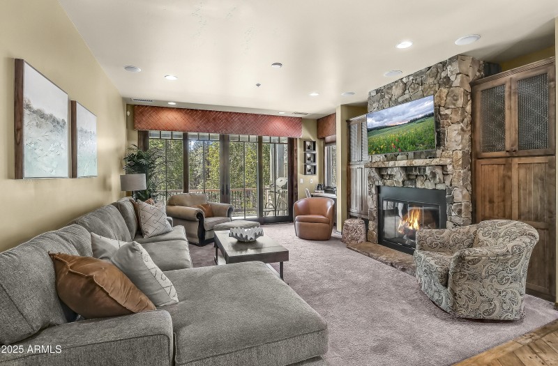 living room from kitchen