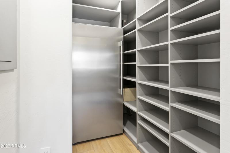 Pantry w/ ample storage