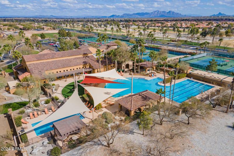 Robson Ranch full pool view