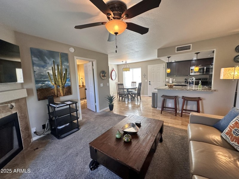 Living Room to Kitchen