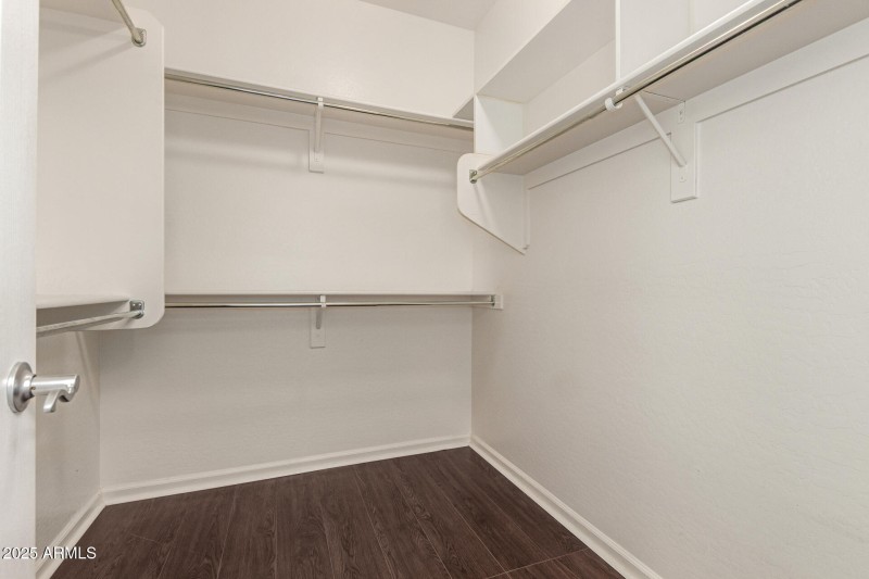 Primary walk-in closet