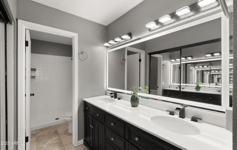 Primary Bathroom Double Vanity