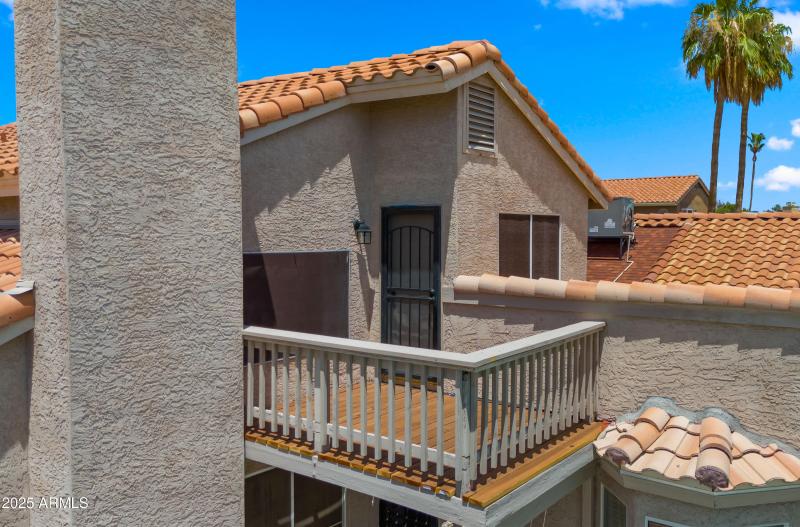 Primary Balcony w/ New Wood Decking