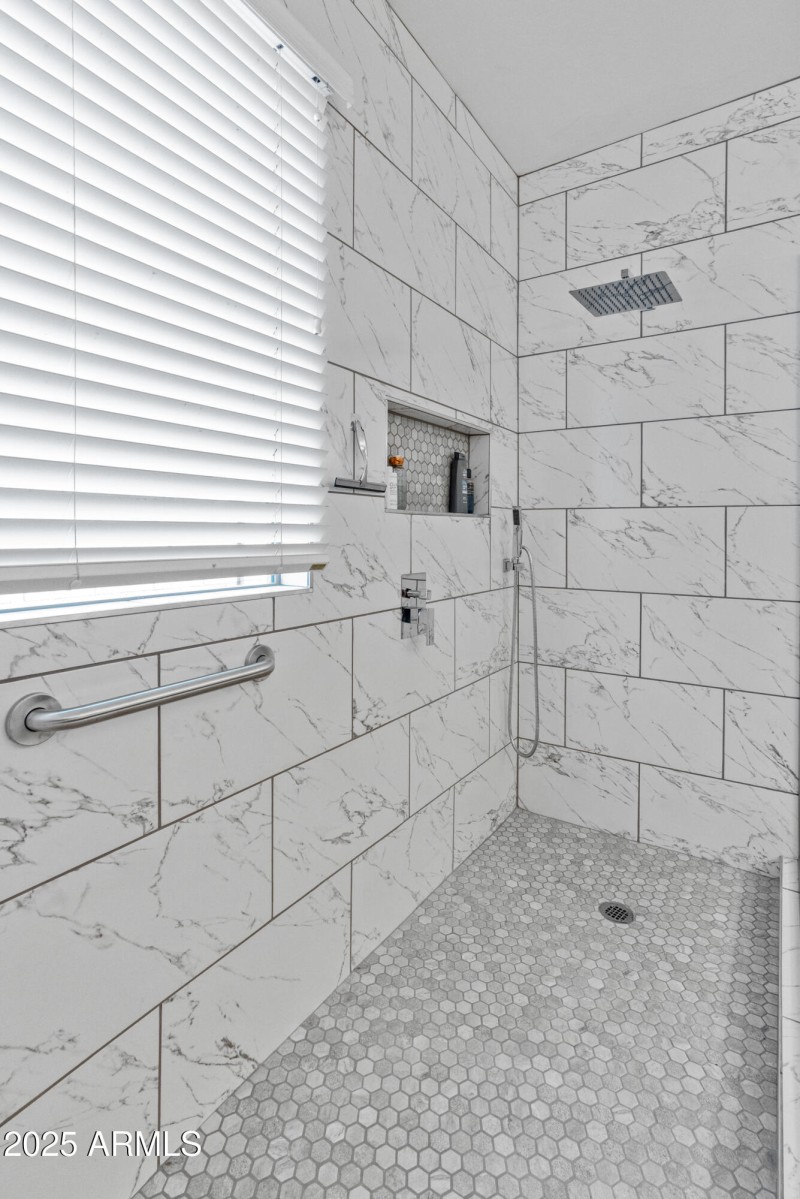 brand new huge shower!