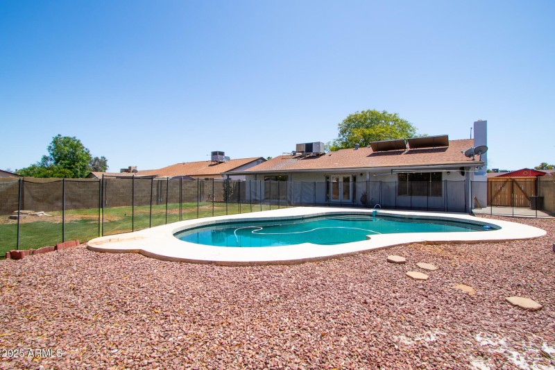 Backyard from NW corner