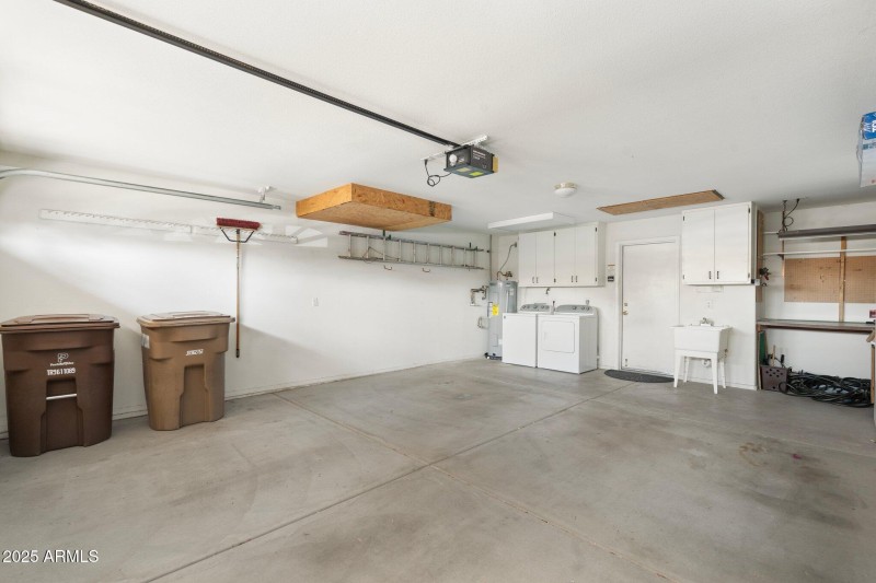 current Laundry Facilities in Garage