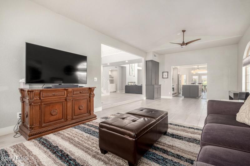 Family Room View into Kitchen