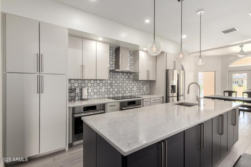 Kitchen View to Stove