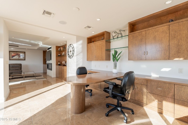 Custom Built-In Desk