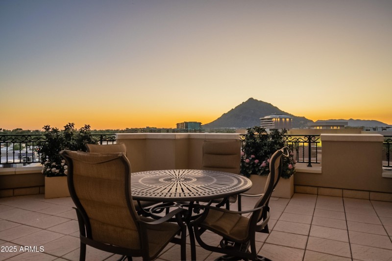 Terrace with Camelback Mountain Views