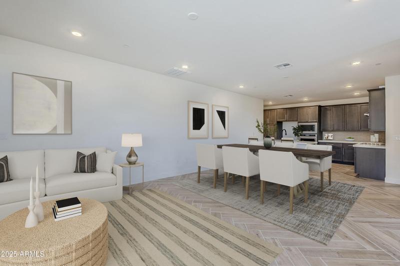 Virtually Staged Casual Dining Room