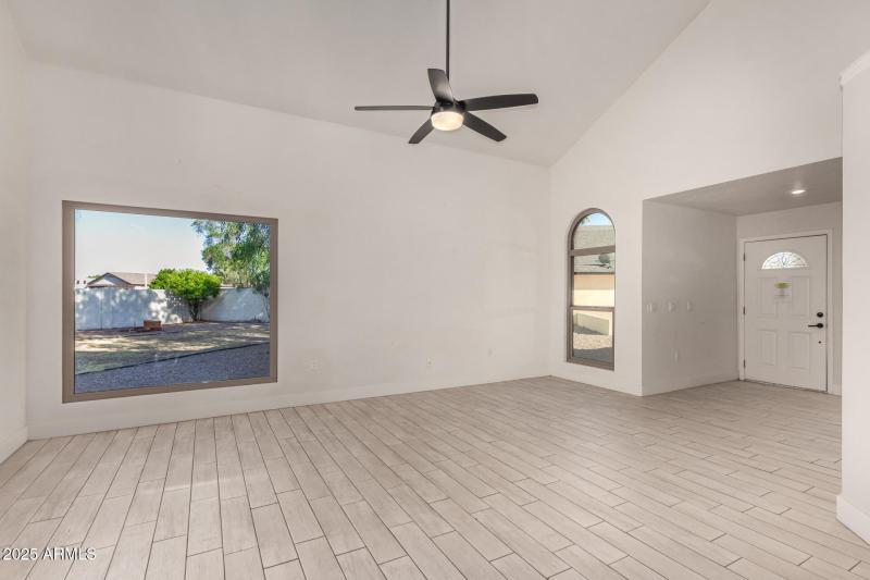 Open and spacious living room