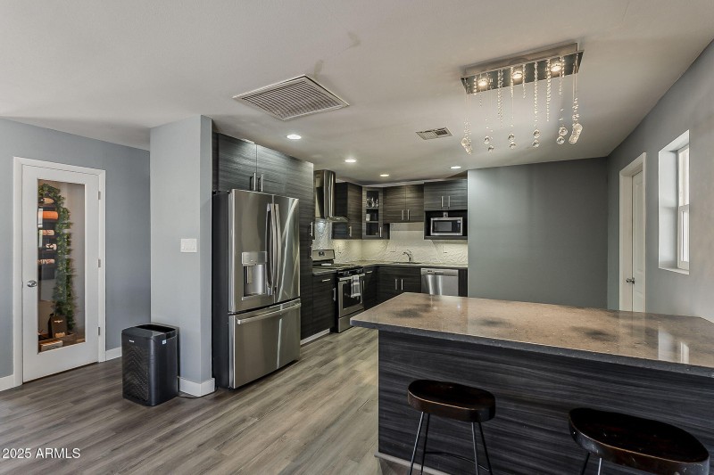 PANTRY WINE CABINET OFF KITCHEN