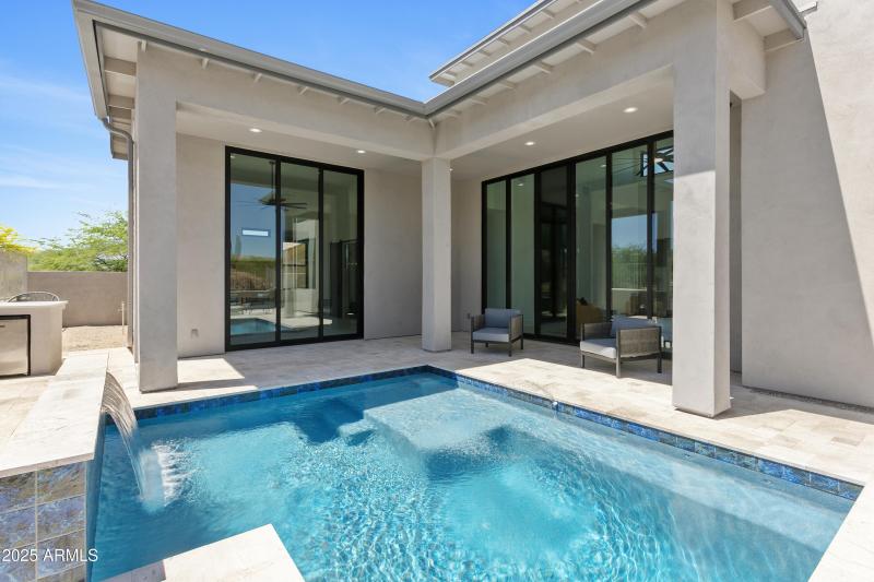 Heated Waterfall Pool