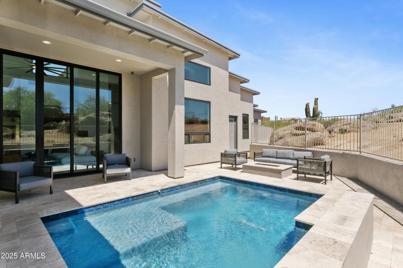 Heated Waterfall Pool