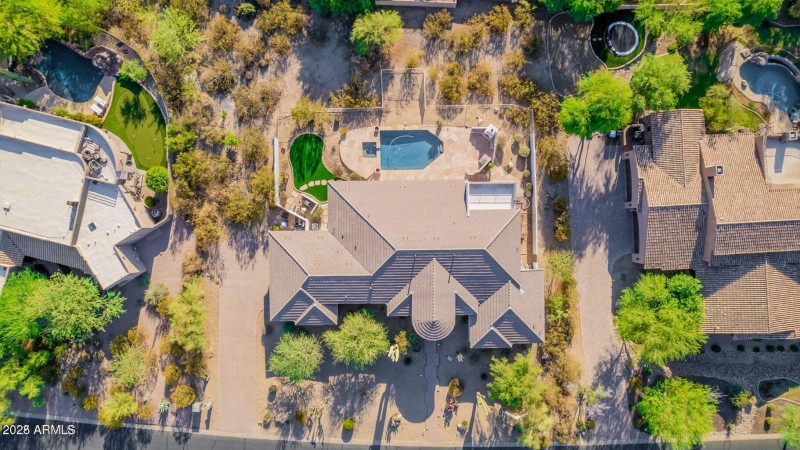 Overhead View of Lot