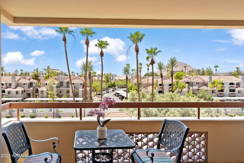 Lovely views from this upper unit