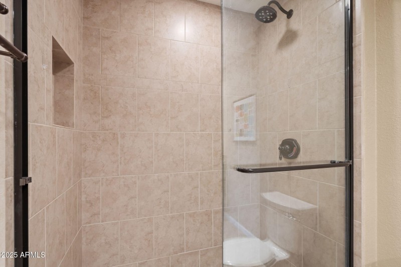 Tiled Walk-in Shower