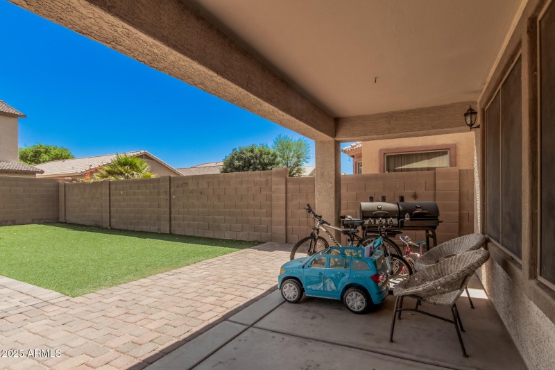 Backyard, Covered Patio