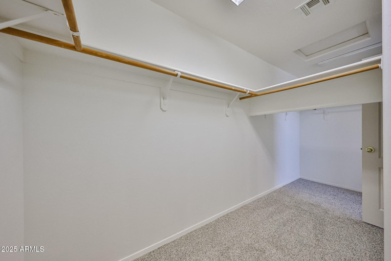 Large walk in closet