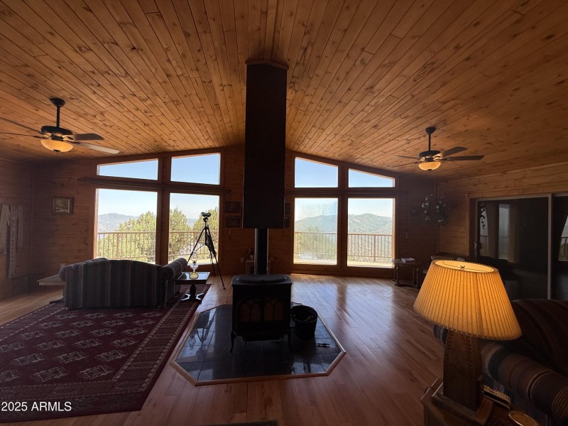 Beautiful pine ceilings